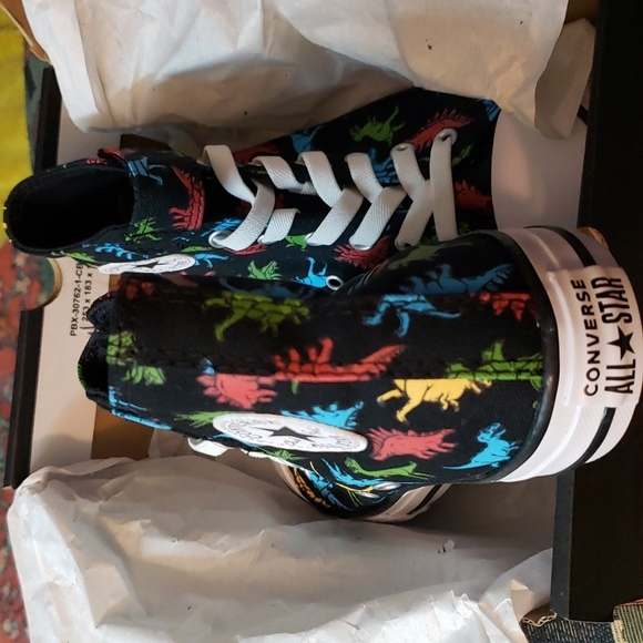 CONVERSE All Stars High Top Sneakers Dinosaur 🦕 - Picture 3 of 6